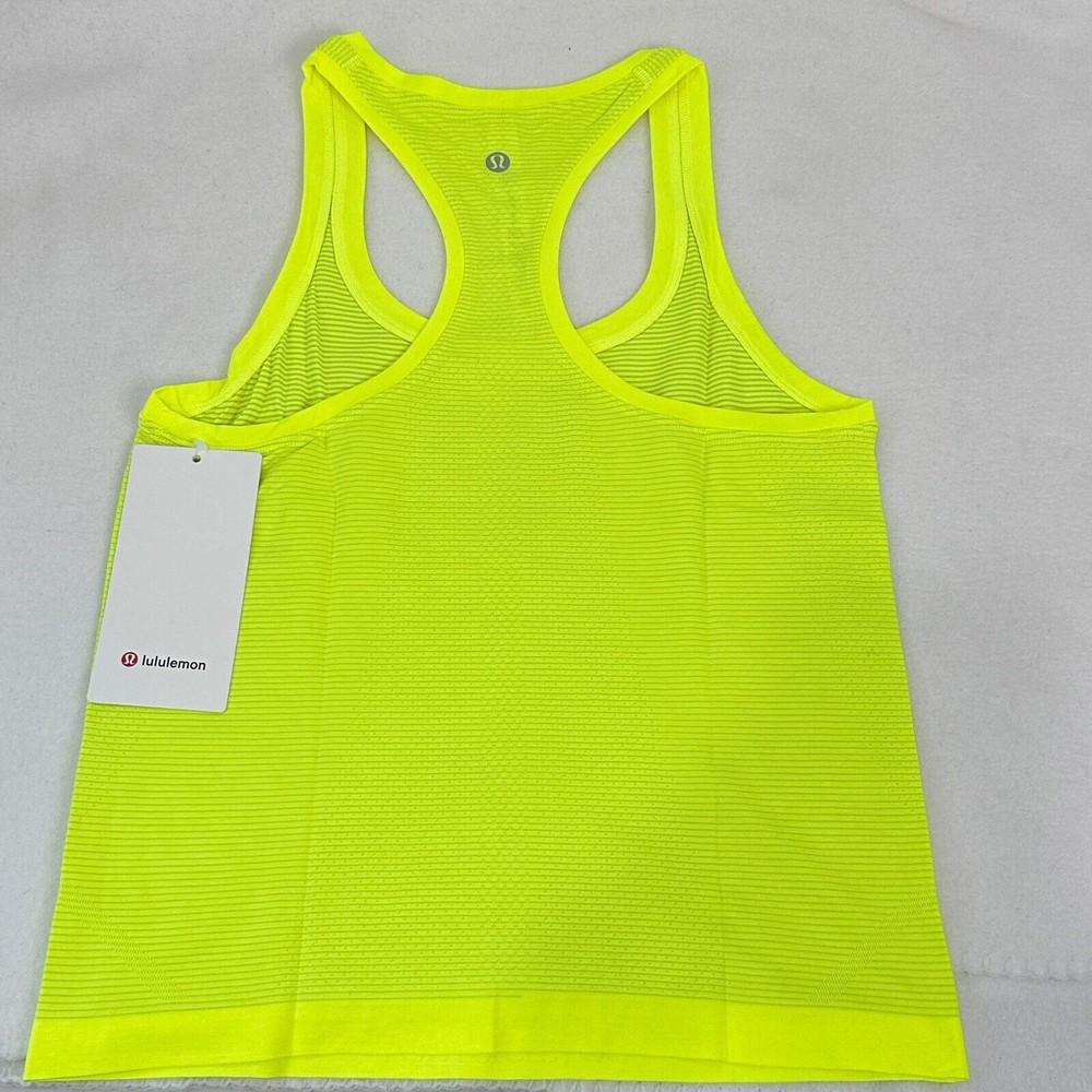 Lululemon Swiftly Tech Racerback Tank Top 2.0 Race Length Highlight Yellow 6 - Picture 3 of 13